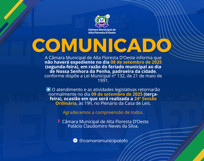 comunicado dia 27