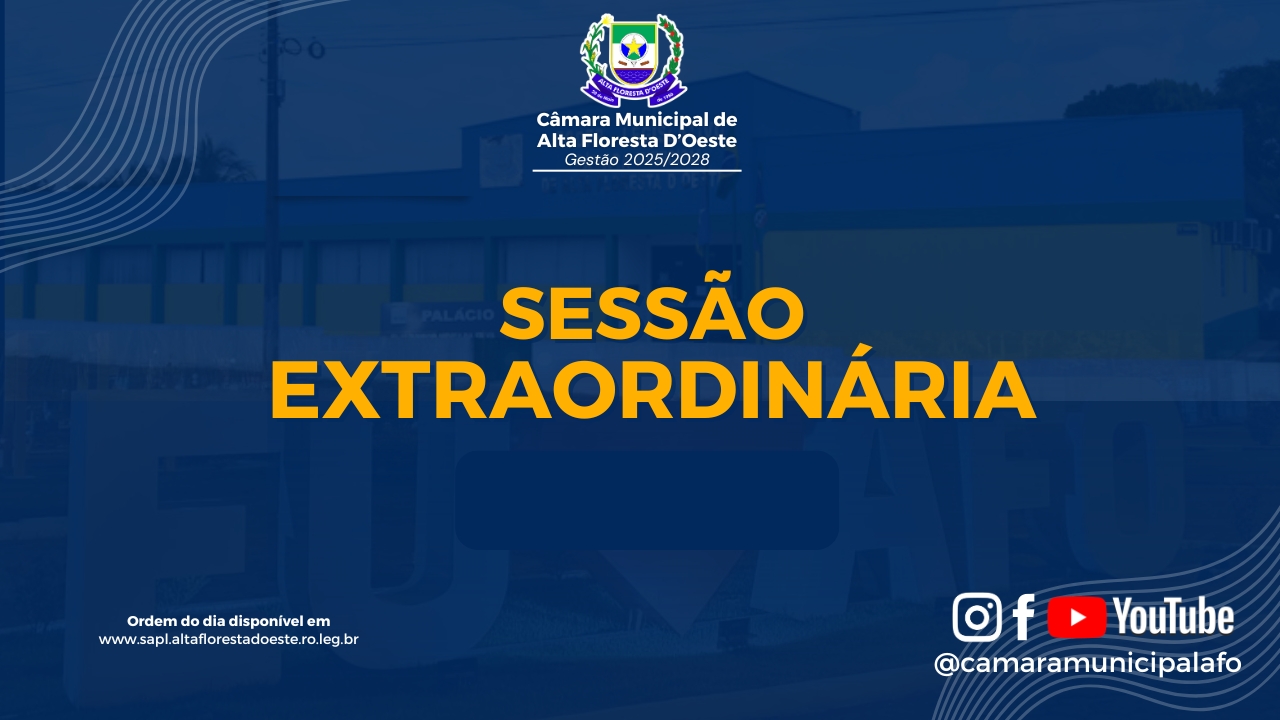 Sessão Extraordinária