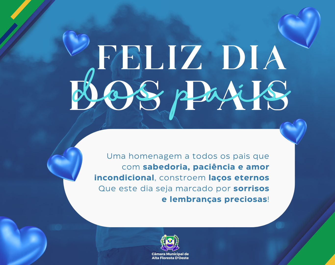 📅 Câmara Municipal homenageia os pais pelo seu dia
