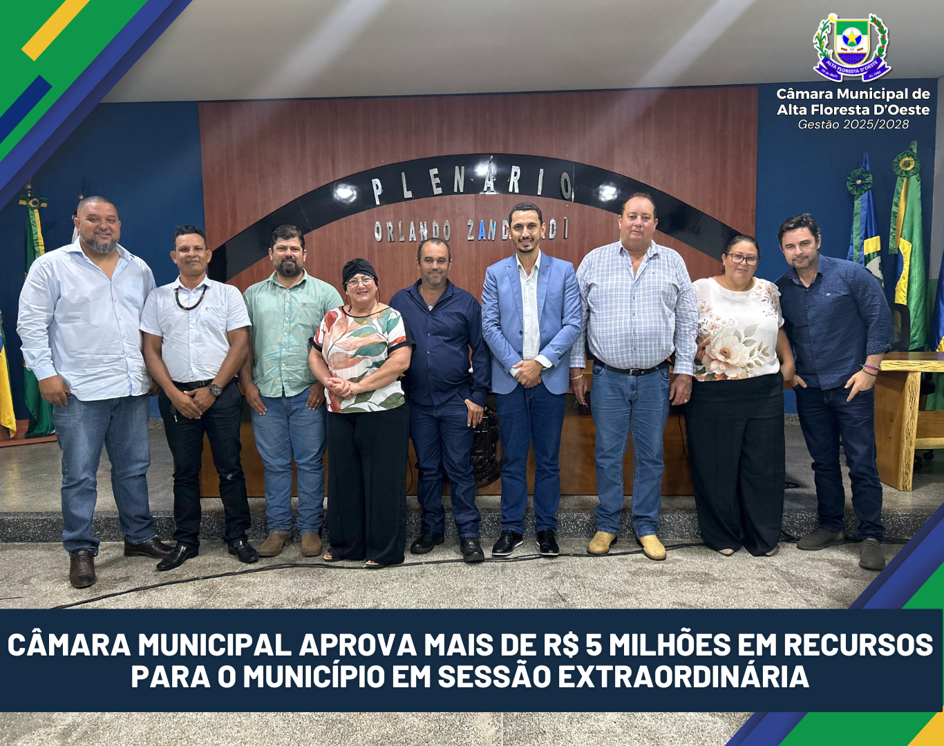 CÂMARA MUNICIPAL APROVA MAIS DE R$ 5 MILHÕES EM RECURSOS PARA O MUNICÍPIO EM SESSÃO EXTRAORDINÁRIA