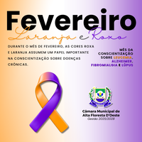 Campanha Fevereiro Roxo e Laranja