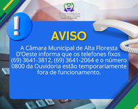 Nota de Esclarecimento – Telefones Temporariamente Indisponíveis